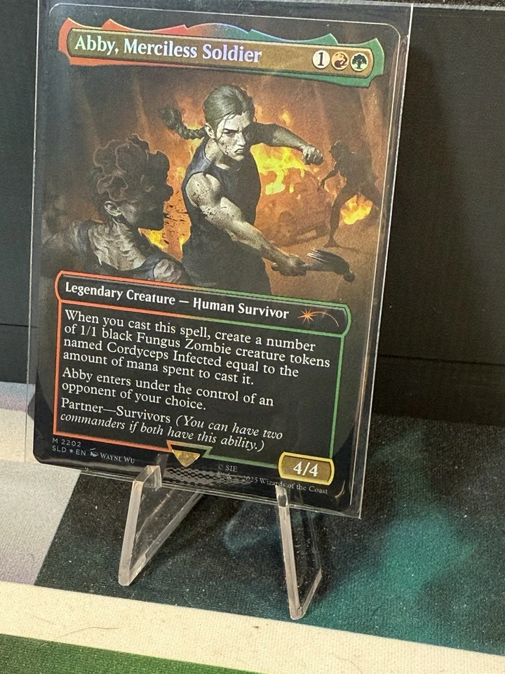 Abby, Merciless Soldier 🌟 FOIL 🌟 Secret Lair MTG 🎮 The Last of Us II - Image 1 of 1