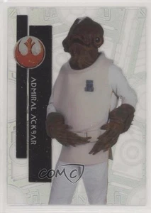 2015 Topps Star Wars High Tek Form 1 Star Destroyer Admiral Ackbar #16 9aj - Picture 1 of 3