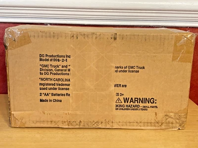 1996 DG Prod North Carolina Power Utility GMC Digger Derrick Truck Bank NIB - Image 1 of 3