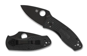 Spyderco Knives Ambitious Liner Lock C148PBBK Black FRN Stainless Pocket Knife - Picture 1 of 1