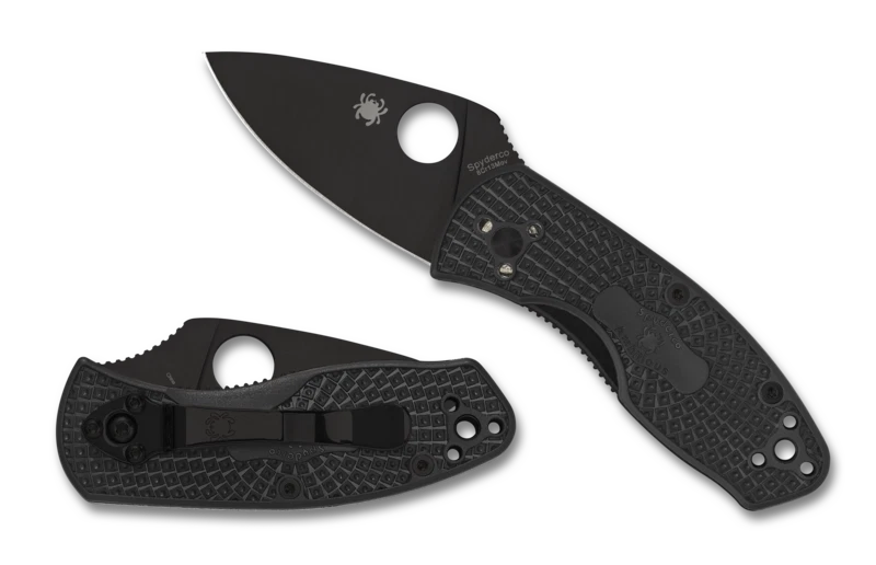 Spyderco Knives Ambitious Liner Lock C148PBBK Black FRN Stainless Pocket Knife - Image 1 of 1