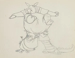 Walt Disney 1971 Production Drawing from Bedknobs and Broomsticks - Picture 1 of 2