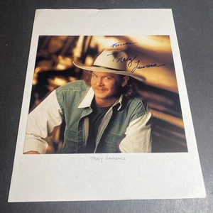 Tracy Lawrence: Hand Signed Celebrity Photograph 7 x 7.5 Inches / KSK - Picture 1 of 4