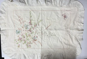 Retro Floral Pillow Case - Picture 1 of 2