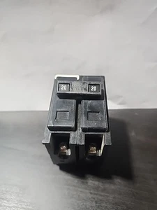 EATON CUTLER-HAMMER 20 Amp 2 Pole Circuit Breaker BAB2020H BAB2020 240v Tested - Picture 1 of 8