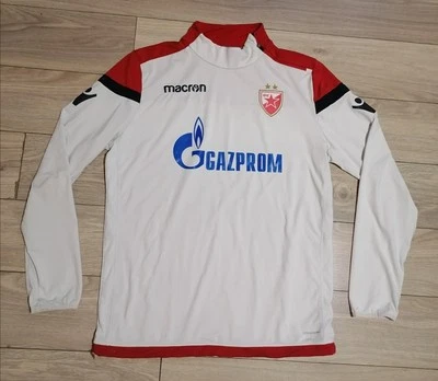 MACRON JERSEY SHIRT CRVENA ZVEZDA RED STAR BELGRADE SERBIA YUGOSLAVIA XXL SIZE - Image 1 of 4