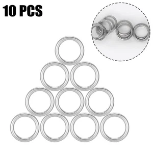 Optimal Engine Performance Metal Washer Fit For BMW N0138157 Pack of 10 - Picture 1 of 9