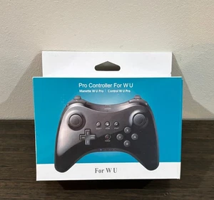 WII U PRO CONTROLLER BRAND NEW AFTER MARKET WITH CHARGE CABLE & INSTRUCTIONS - Picture 1 of 3