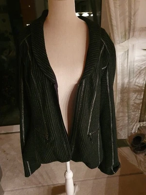 Damen Jacke von Biba "TOP", schwarz Gr. 44 - Bild 1 von 4