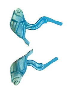 2018 - 2023 HYUNDAI KONA OEM FRONT LEFT & RIGHT HOOD HINGE SET | TEAL ISLE (UTK) - Picture 1 of 16