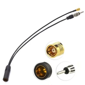 Durable Dab + FM Car Radio Active Aerial Converter SMB Splitter Cable - Picture 1 of 6