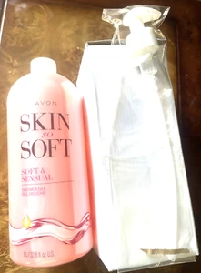 Avon Skin So Soft Soft & Sensual Duschgel 33,8 Fl. oz. Bonusgröße., Kostenloser Versand - Bild 1 von 3