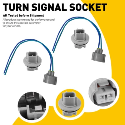 Turn Signal Corner Light Socket w/ Pigtail For Toyota Tacoma Prius Prius C V - Изображение 1 из 4