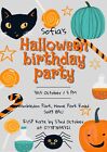 Personalised Halloween Kids Birthday Party Invitations Digital Invites