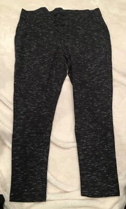 Neu ohne Etikett Torrid Damengröße 4 schwarz weiß gesprenkelte Stretch-Legging-Hose - Bild 1 von 2
