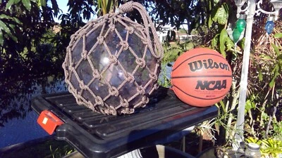 Flutuadores de peixe japoneses de vidro - Roxo - Grande - Imagem 1 de 4