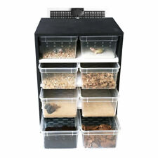 New listing
		8-Grid Clear Reptile Enclosure Cage Lizard Pet Snake Tank Breeding Box w/Heating