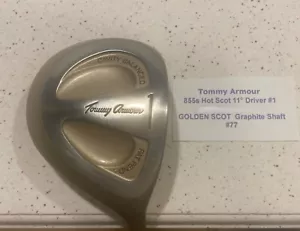 Tommy Armour Hot Scot 855 S Driver 11* Graphite Shaft - Cavity Balanced #77 - Picture 1 of 11