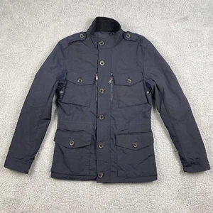 Ralph Lauren Jacket Mens Small Blue Black Label Commander Field Coat Lined - Picture 1 of 17