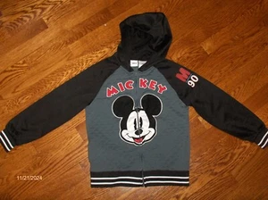 Disney Hoodie full zip Jacket Kids Size 7 Mickey Mouse - Picture 1 of 4