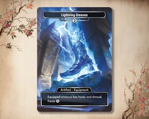 Lightning Greaves - High Quality Custom Card [ Alternative Custom Art ] - Imagen 1 de 1