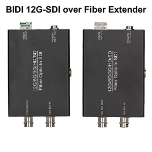 Estensori in fibra 12G/6G/3G/HD-SDI non compressi bidirezionali con set A 2 SFP - Foto 1 di 6
