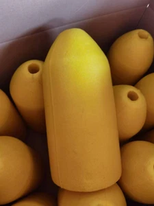 Commercial Buoys 7 X 15 inch Yellow ( Sell by case of 12 pieces ) - Picture 1 of 6