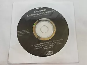 Dell Reinstallation CD CyberLink PowerDVD DX 8.2 & 8.3 Software for Vista & 7 - Picture 1 of 6