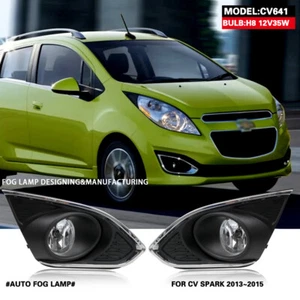 Bumper Lamp fog Lights Assembly Set for Chevrolet SPARK 2013-2015 - Picture 1 of 5