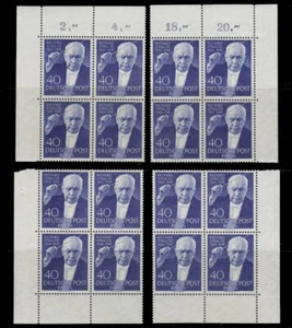 OCC.BERLIN RICHARD STRAUSS VIER BLKS VON 4 VON VIER ECKENPLATTE SCT.9N111 MI.124 - Bild 1 von 1