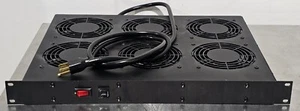Hammond Manufacturing FT600HA1BK 6 Fan Tray 19" Mount - Picture 1 of 3