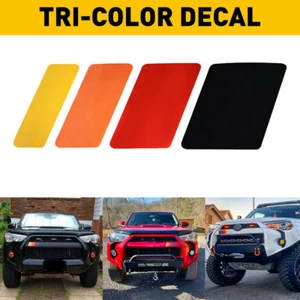 13'' Classic Retro Style Tri-Colour Stripe Decal For Sticker Toyota Tacoma/Lexus - Picture 1 of 10