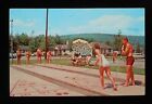 1950s Shuffleboard Tournament Swimsuit Babe with Hot Tush Fernwood Bushkill PA