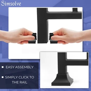 1 pieza Simshoe Deck Post Base Cubierta - Snap-Together Post 1.5"x1.5" Base 4.5"x4.5 - Imagen 1 de 10