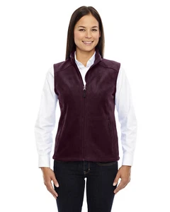 NEW Core 365 Women's Premium Zip Pockets 100% Polyester 3XL Fleece Vest B-78191 - Picture 1 of 28