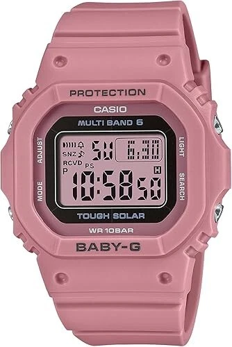 CASIO BABY-G BGD-5650-4JF Radio Solar Digital Watch Smoky Pink 37.9mm