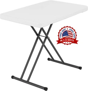 Mesa Portatil rectángulo Multiusos Plegable Liviana 30" Picnic Playa TOP Nuevo - Picture 1 of 8