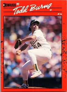 1990 Donruss - #446 Todd Burns - Picture 1 of 2