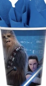 STAR WARS The Last Jedi 9oz PAPER CUPS (8) ~ Birthday Party Supplies Beverage - Picture 1 of 1