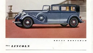 Lincoln Brunn Brougham ad 1934 - Picture 1 of 3