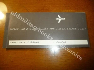 SWISSAIR 1968 VECCHIO BIGLIETTO VINTAGE AIRLINE TICKET FLUGTICKET 1 - Imagen 1 de 1