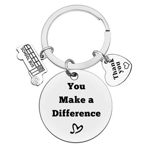 Bus Driver Keychain School Bus Driver Appreciation Gifts End of the School Ye... - Picture 1 of 7