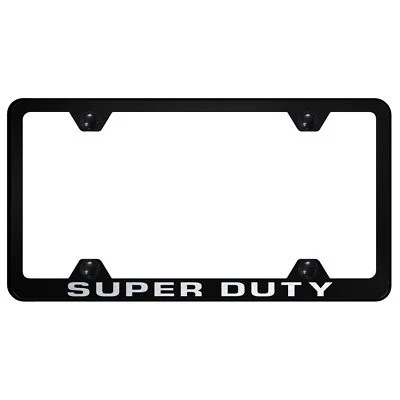 Ford Super Duty Laser Etched Logo Wide Body License Plate Frame - Image 1 of 3