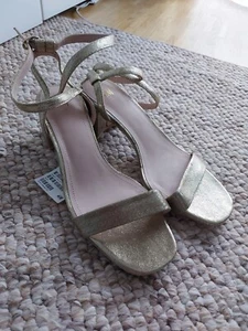 Pumps Sandalen gold Gr. 39 neu - Bild 1 von 4