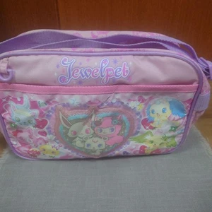 Sanrio Jewelpet Schultertasche, rosa Canvas, 10,5 x 6,7 x 4,3 cm gebraucht - Bild 1 von 12