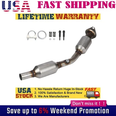 Tubo de escape para Pontiac Vibe 2003-2008 1,8 L Highflow repuesto nuevo ajuste directo Foto 1 de 4