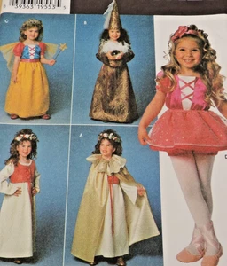 Simplicit 7378 Child Medieval Princess/Ballerina/Snowwhite Sz 3/4/5/6/8 Uncut FF - Picture 1 of 5