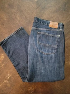 Jeans uomo Lucky Brand 361 40x30 vintage gamba dritta blu denim pantaloni casual - Foto 1 di 10