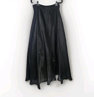 Винтажный 90-х годов юбка черный размер 8 вечерняя одежда Whimsygoth готический викторианский  - Изображение 1 из 4