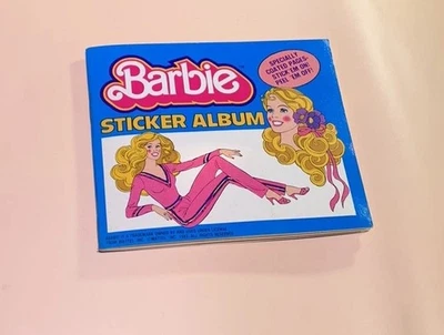 Vintage Barbie Sticker Album With 18 Puffy Stickers 1984 USED AS PICTURED - Image 1 of 4